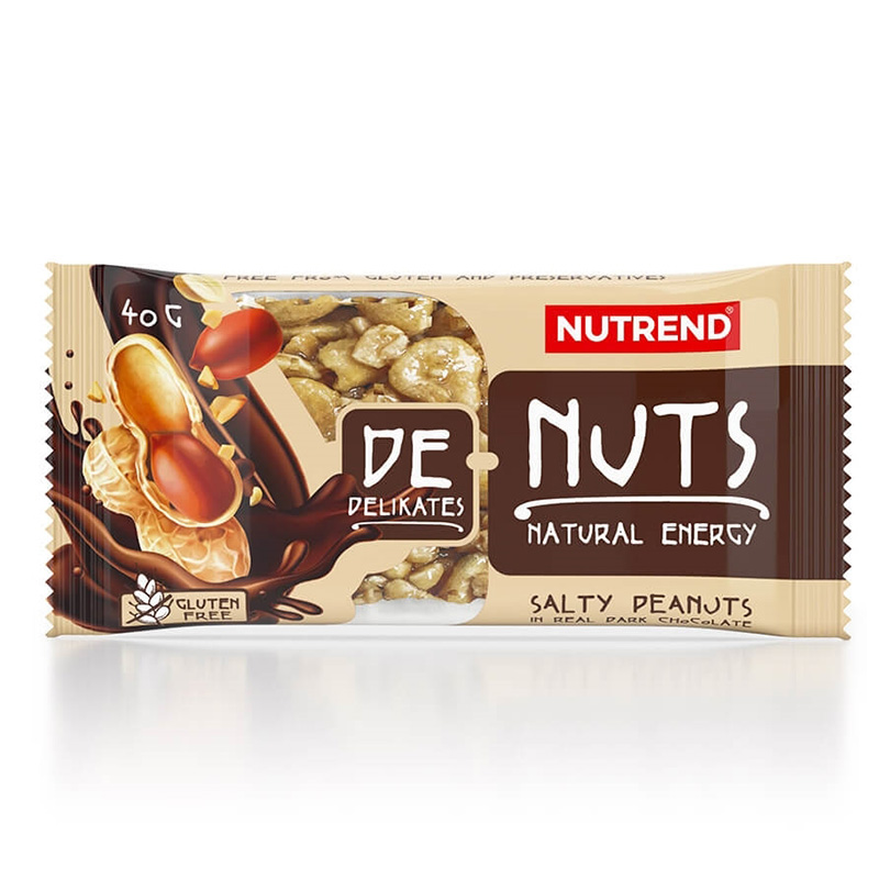 Nutrend DeNuts 40 G - Salty Peanuts Best Price in UAE