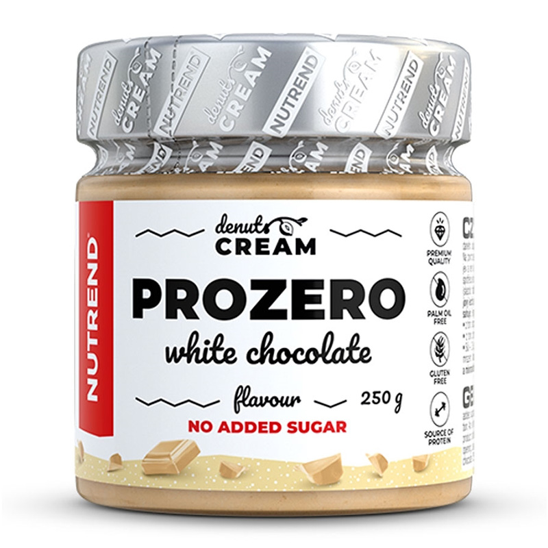 Nutrend DeNuts Cream 250 G - Pro Zero White Chocolate