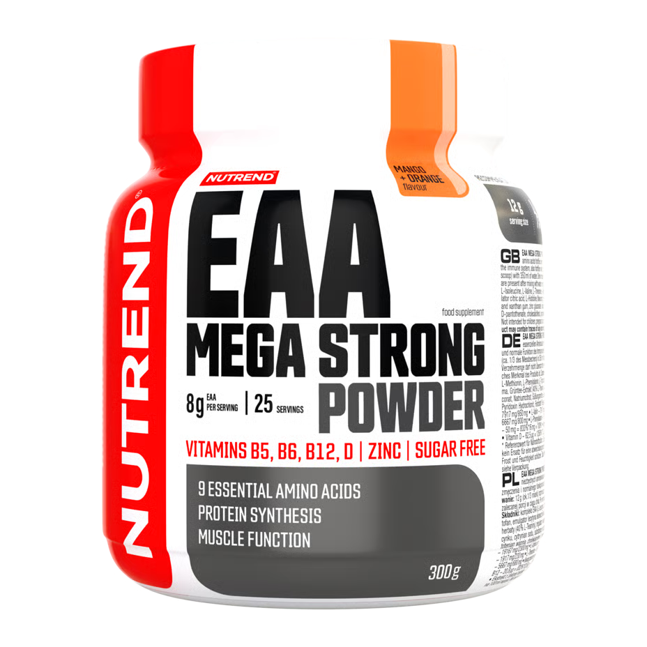 Nutrend EAA Mega Strong Powder 300 G - Mango N Orange