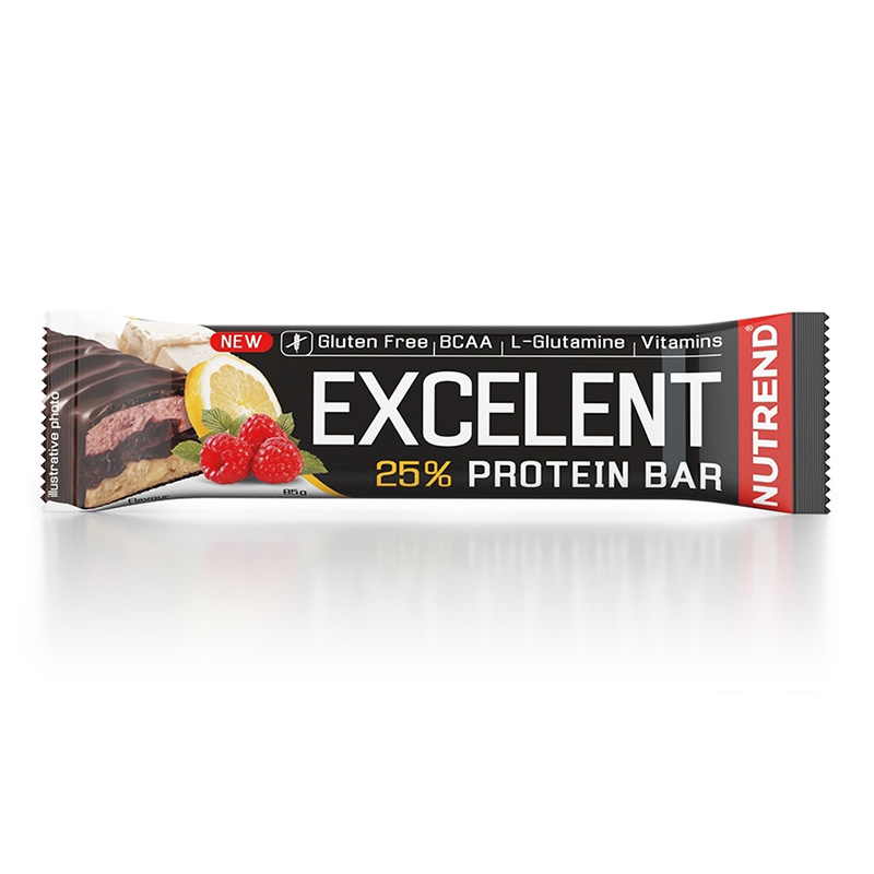 Nutrend Excelent Protein Bar Double 40 G - Lemon Curd Cheese Raspberry With Cranberries