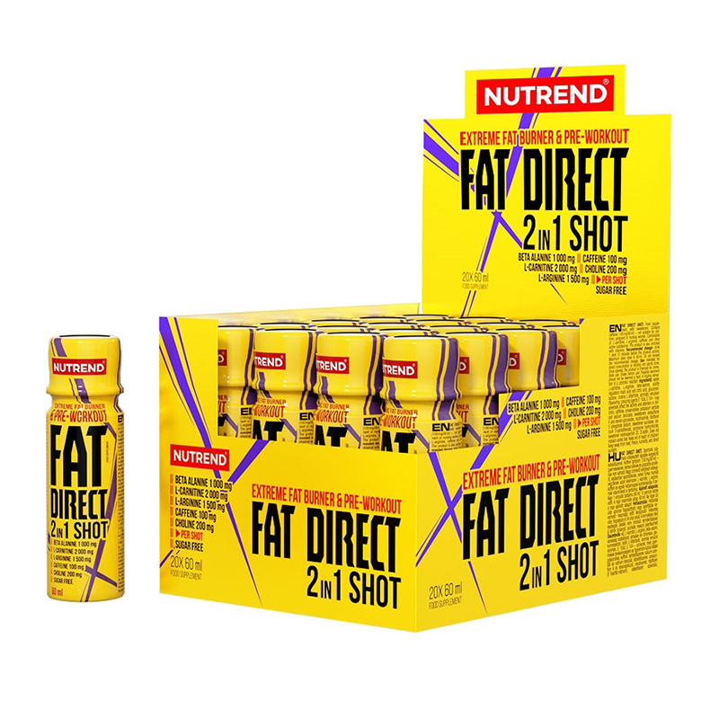 Nutrend Fat Direct Shot 20 Shots of 60 ml Box