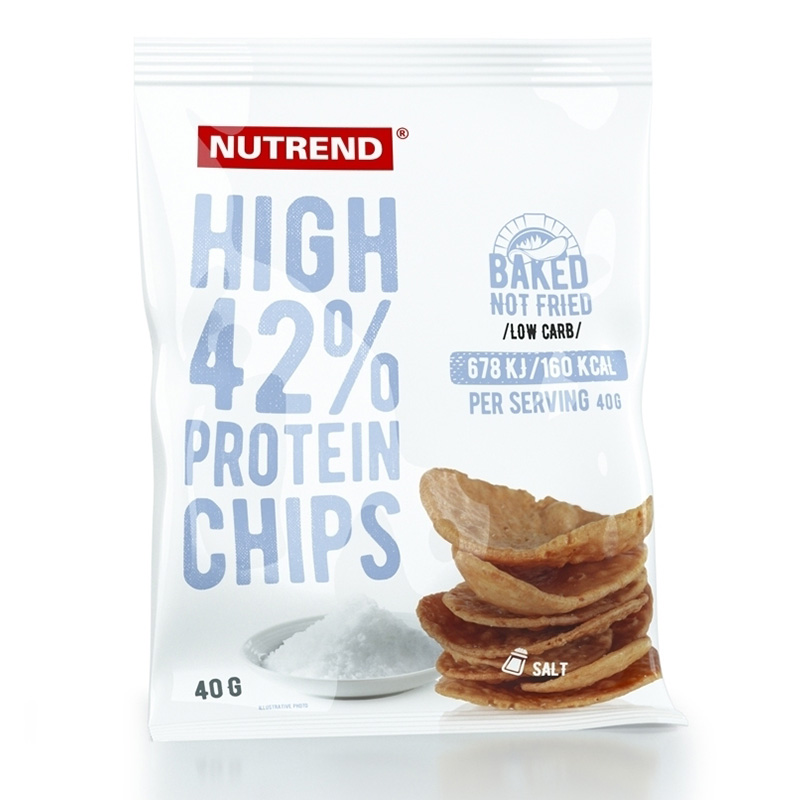 Nutrend High Protein Chips 6x40 - Salt