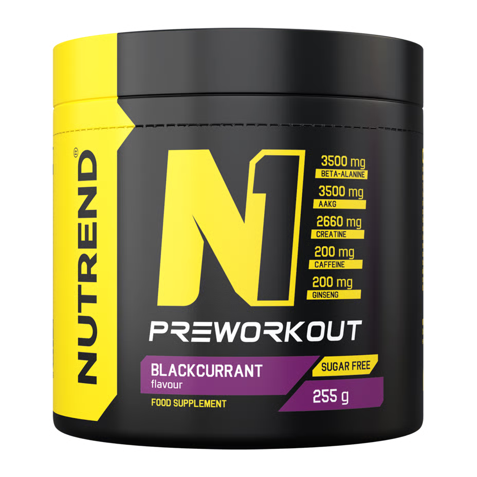 Nutrend N1 Pre Workout Supplement 255 G - Blackcurrant