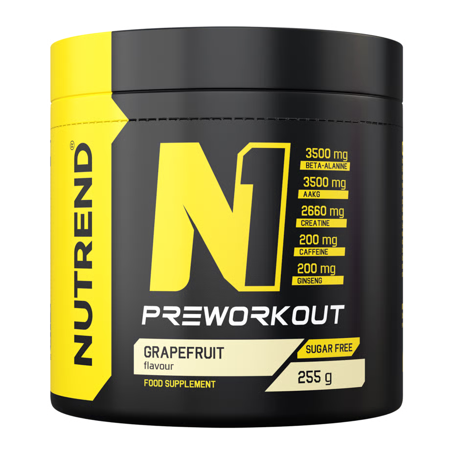 Nutrend N1 Pre Workout Supplement 255 G - Grapefruit Best Price in UAE