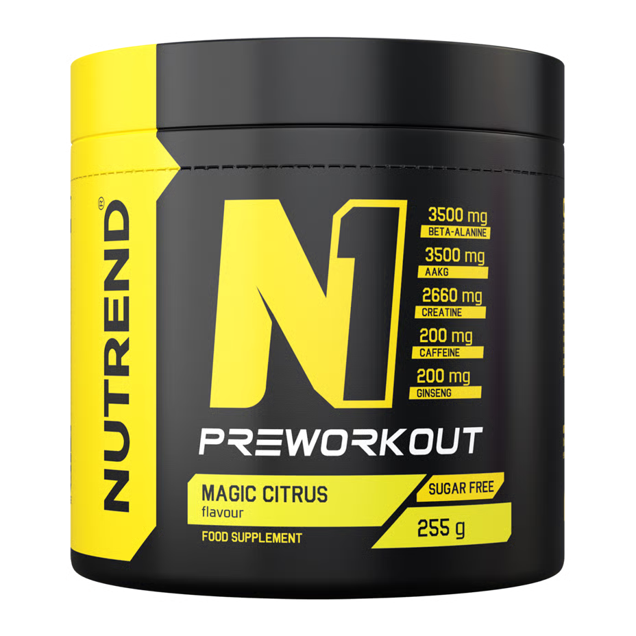 Nutrend N1 Pre Workout Supplement 255 G - Magic Citrus Best Price in UAE