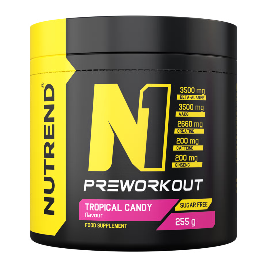 Nutrend N1 Pre Workout Supplement 255 G - Tropical Candy