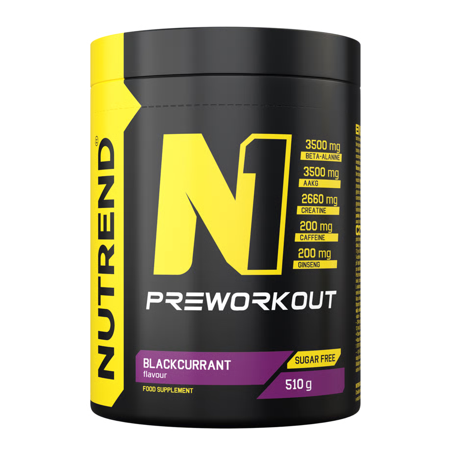 Nutrend N1 Pre Workout Supplement 510 G - Blackcurrant