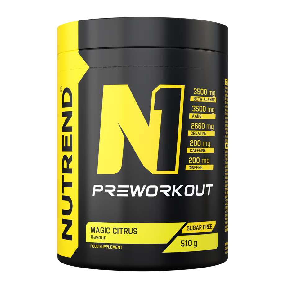 Nutrend N1 Pre Workout Supplement 510 G - Magic Citrus