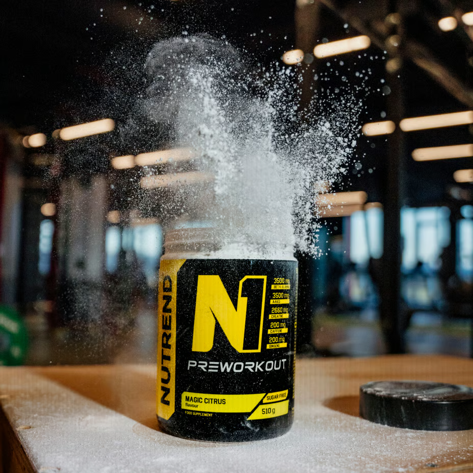 Nutrend N1 Pre Workout Supplement 510 G - Red Orange Best Price in Abu Dhabi