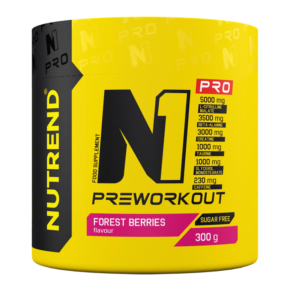 Nutrend N1 Pro Pre Workout 300 G - Forest Berries Best Price in UAE