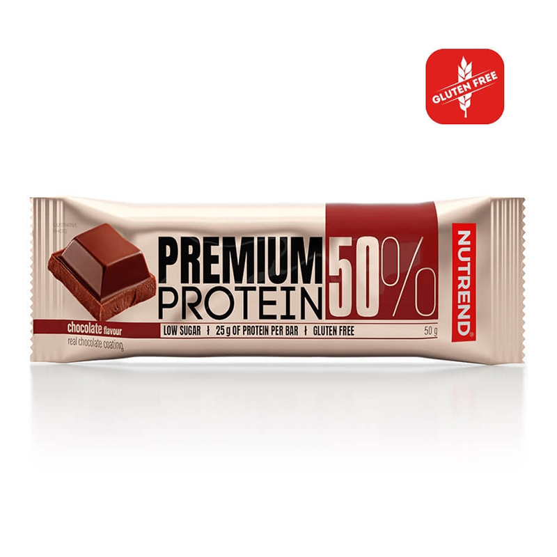 Nutrend Premium Protein Bar 50G - Chocolate