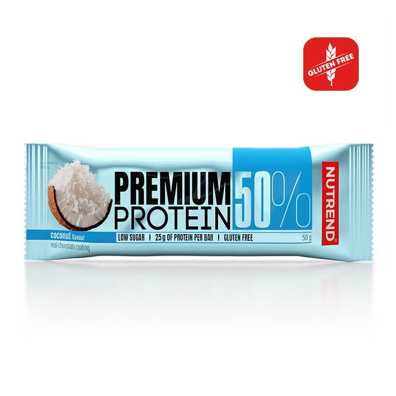 Nutrend Premium Protein Bar 50G - Coconut Best Price in UAE