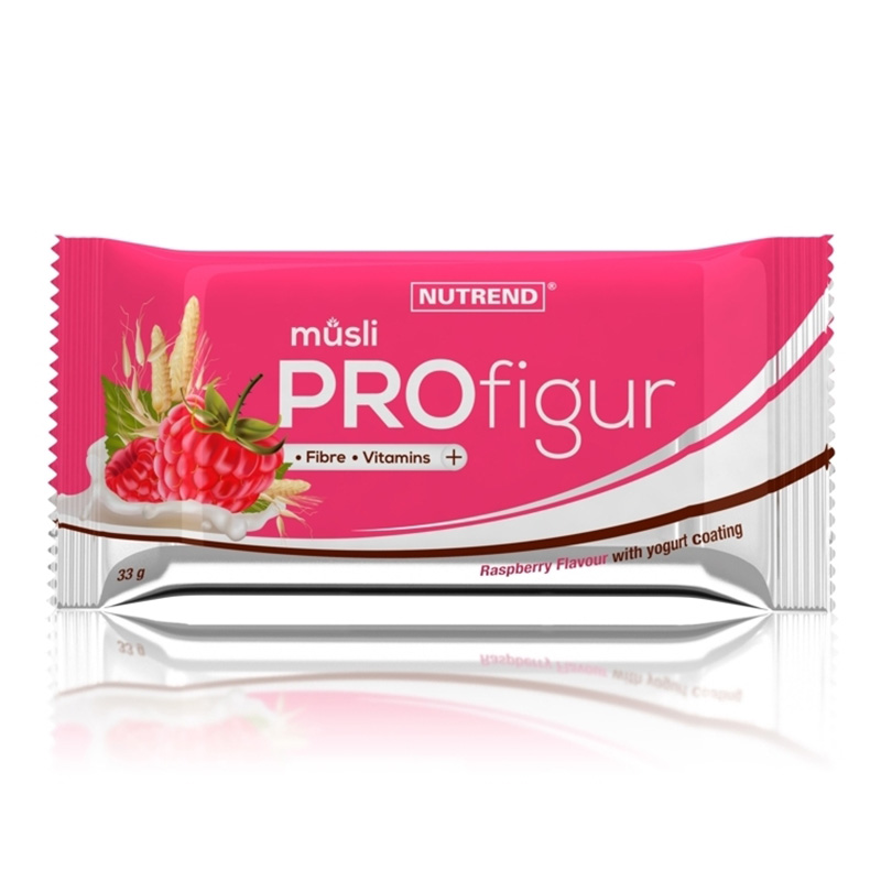 Nutrend Profigur Müsli Half Coated Bar 33 G - Raspberry Best Price in UAE
