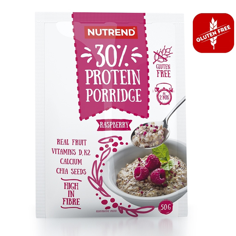 Nutrend Protein Porridge 5x50 G - Raspberry Best Price in UAE
