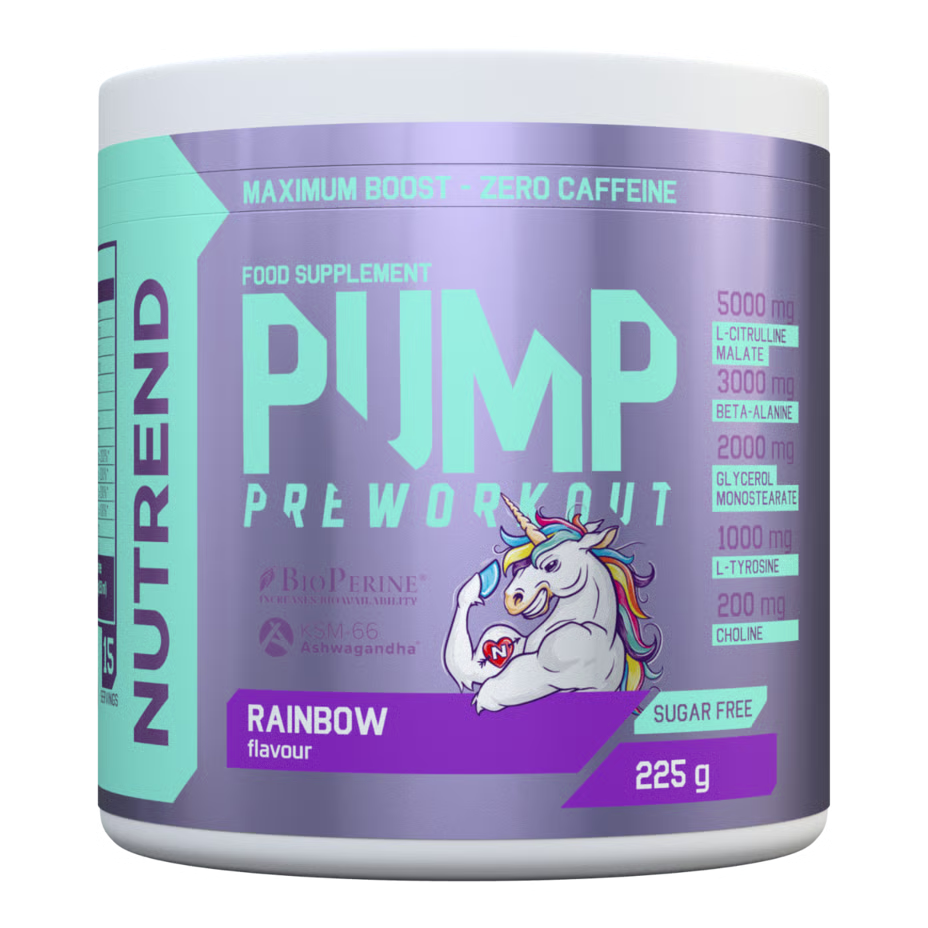 Nutrend Pump Pre Workout 225 G - Rainbow Best Price in UAE