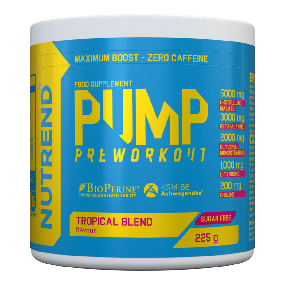 Nutrend Pump Pre Workout 225 G - Tropical Blend