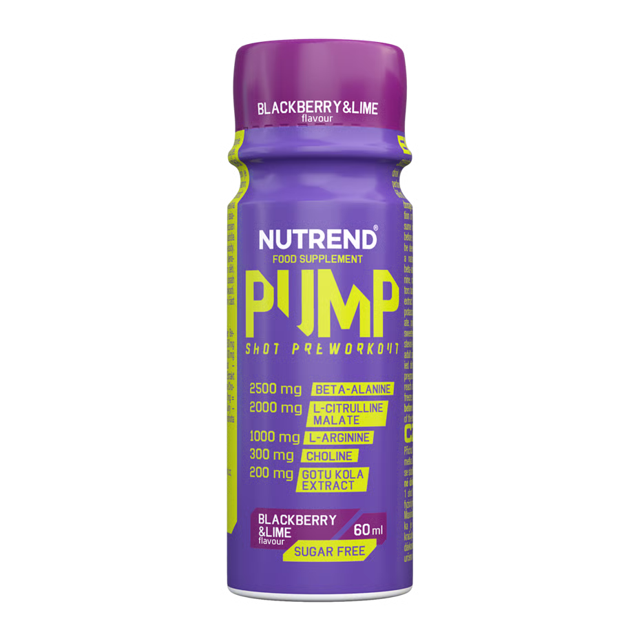 Nutrend Pump Shot 60 ml x 20 in Box - Blackberry N Lime