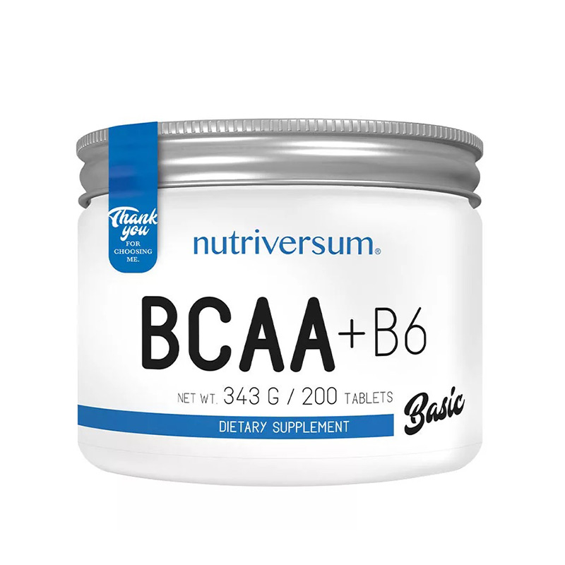 Nutriversum Basic BCAA + B6 200 Tabs