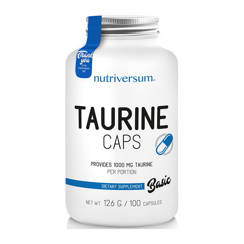 Nutriversum Basic Taurine 100 Caps