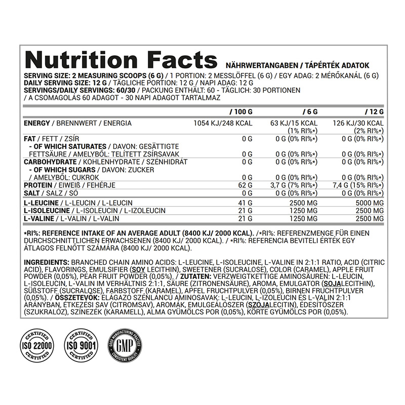 Nutriversum Flow 2:1:1 BCAA 360 G - Pear Best Price in Dubai