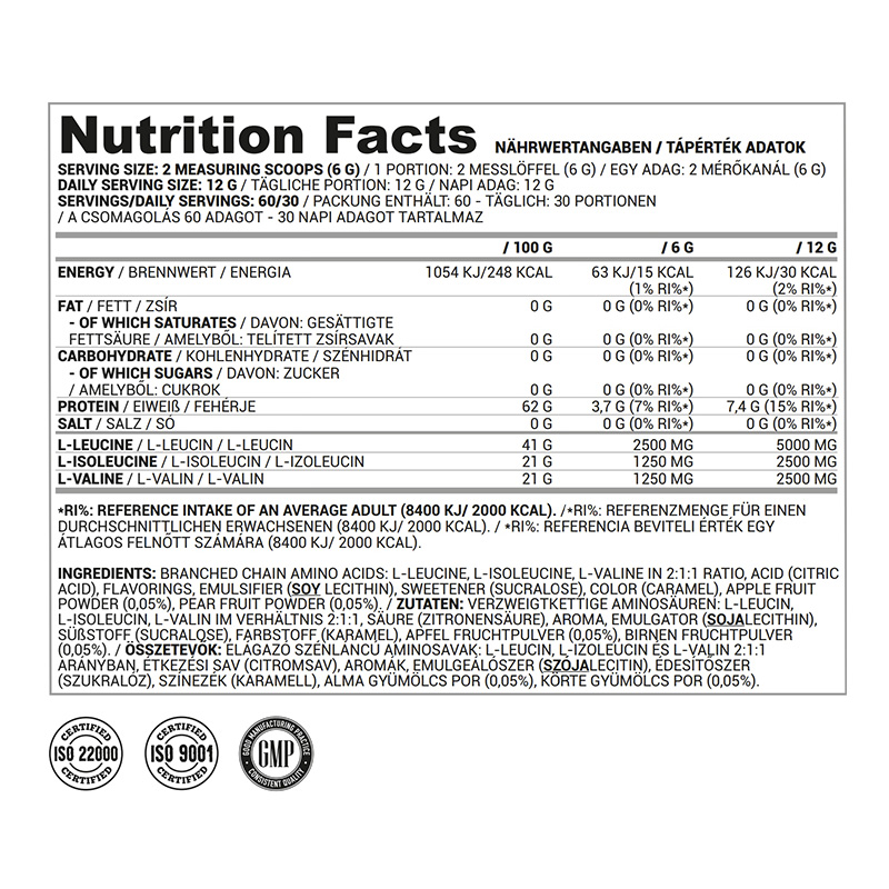 Nutriversum Flow 2:1:1 BCAA 360 G - Pineapple Mango Best Price in Dubai