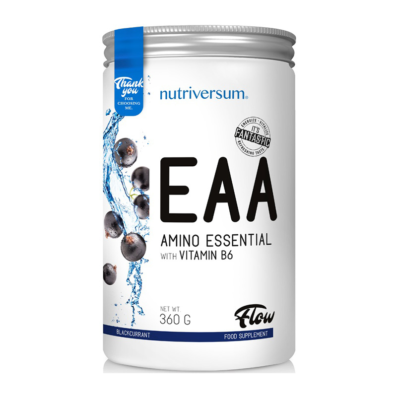 Nutriversum Flow EAA Amino Essential 360 G - Black Currant