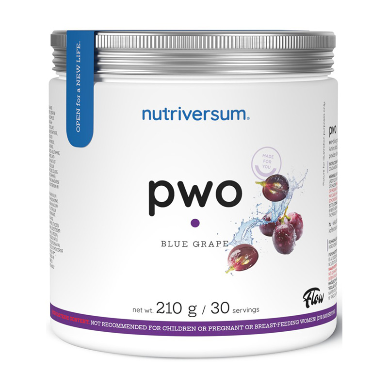 Nutriversum Flow PWO 2.0 210 G - Blue Grape