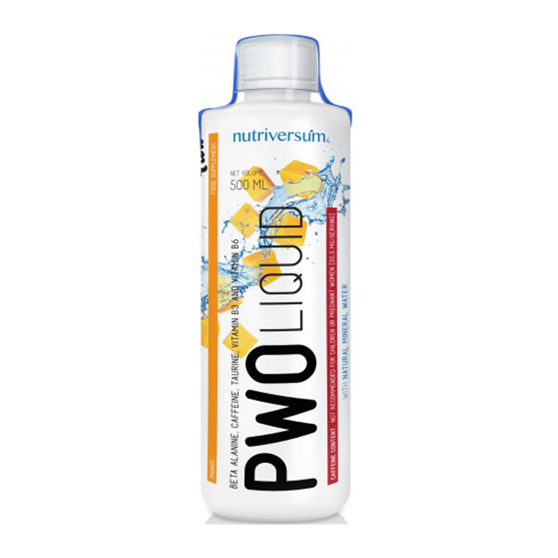 Nutriversum Flow PWO Liquid 500 ml - Mango