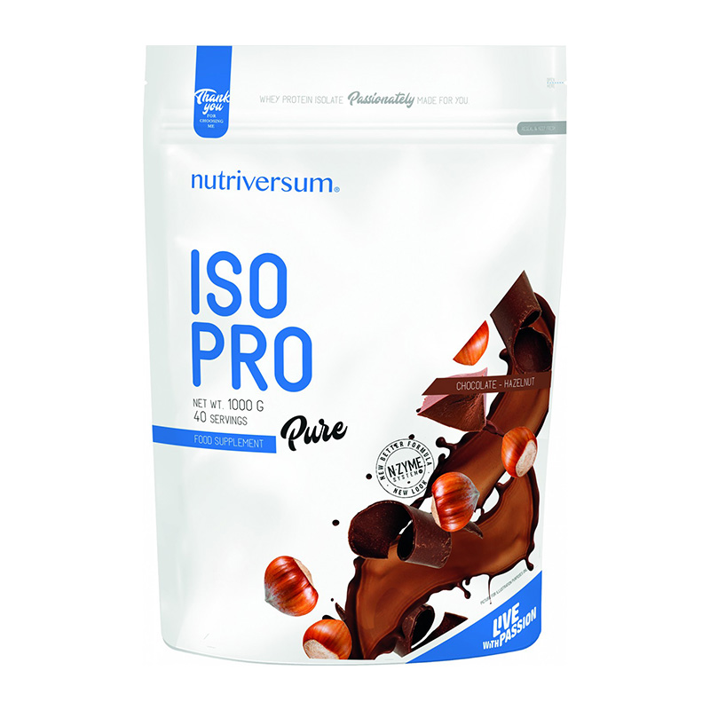 Nutriversum Pure ISO Pro 1 Kg - Chocolate Hazelnut