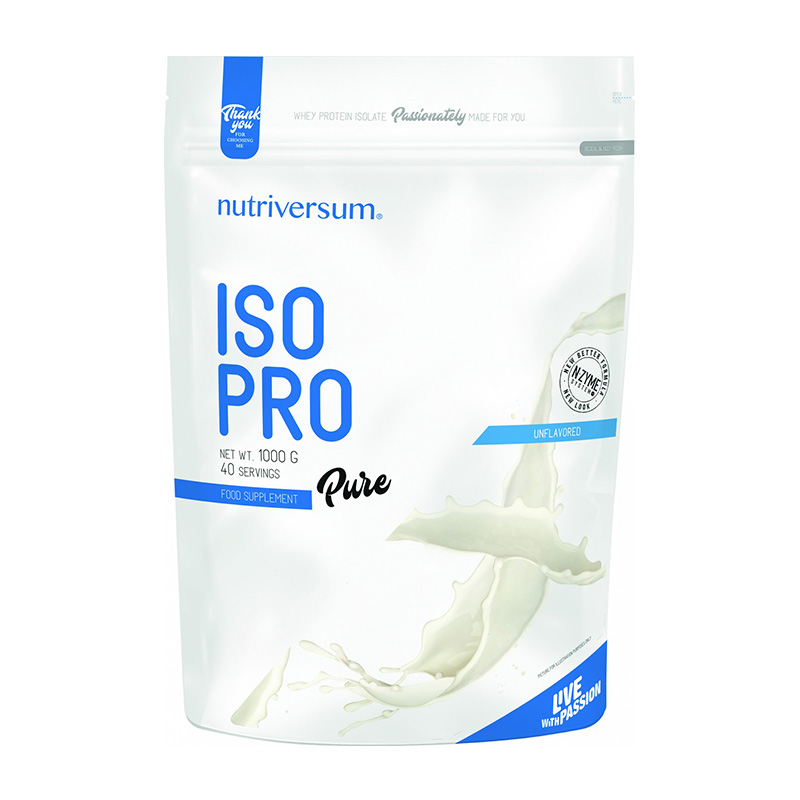Nutriversum Pure ISO Pro 1 Kg - Unflavored
