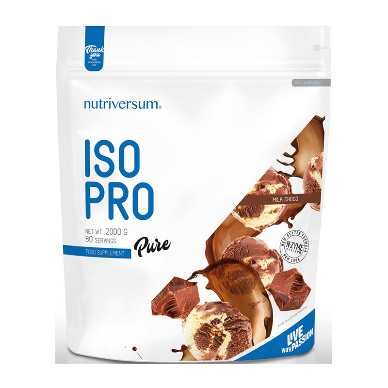 Nutriversum Pure ISO Pro 2 Kg - Milk Chocolate Best Price in UAE