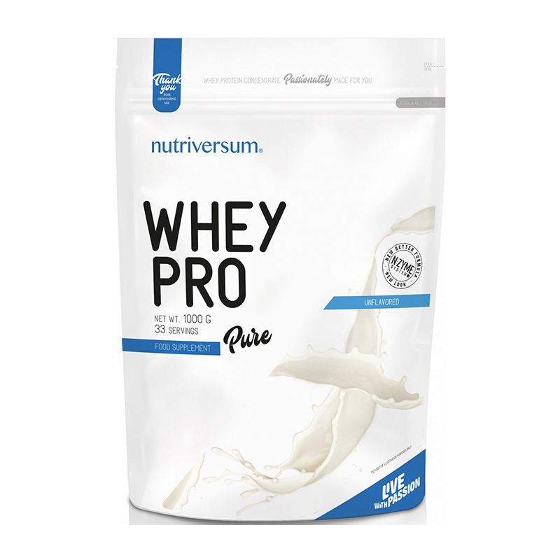 Nutriversum Pure Whey Pro 1000 G - Unflavored Best Price in UAE