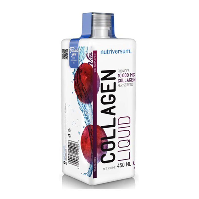 Nutriversum Vita Collagen Liquid 10.000 mg 450 ml - Wild Berry