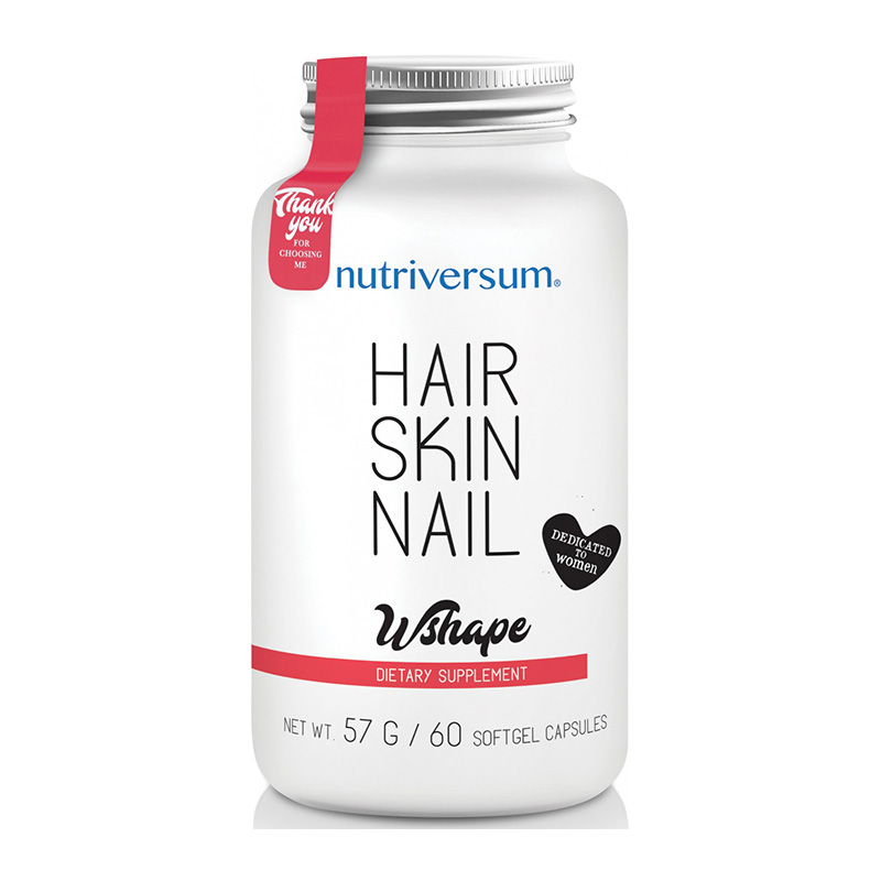 Nutriversum W Shape Hair Skin Nail 60 Caps