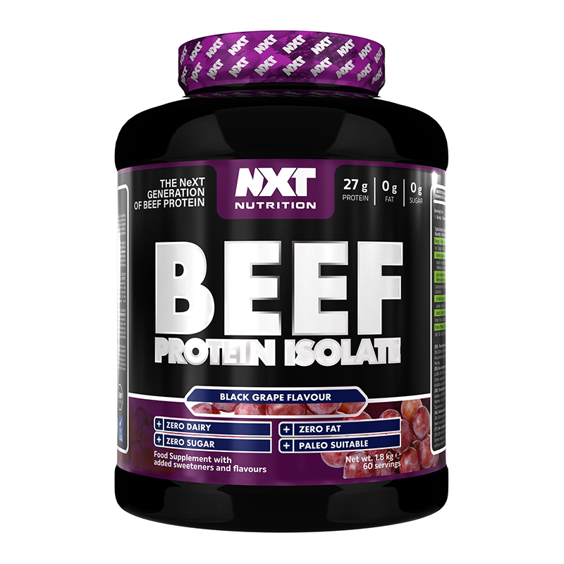 NXT Nutrition Beef Protein Isolate 1.8 Kg - Black Grape