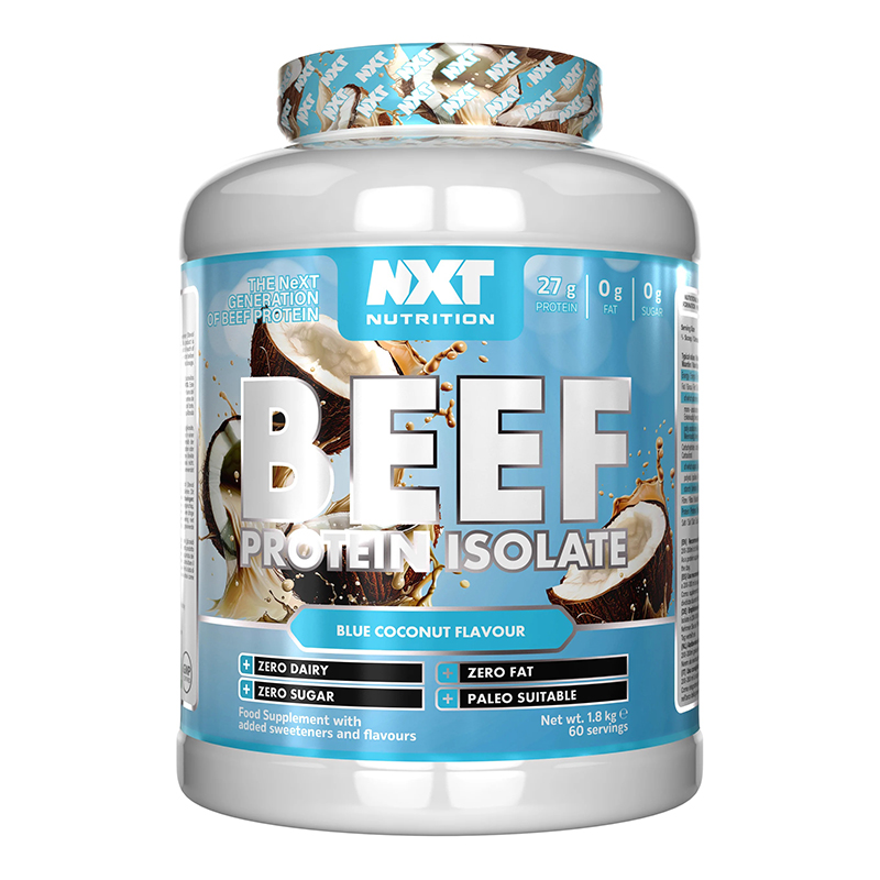 NXT Nutrition Beef Protein Isolate 1.8 Kg - Blue Coconut