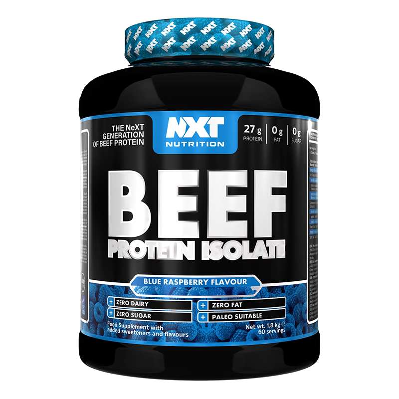 NXT Nutrition Beef Protein Isolate 1.8 Kg - Blueraspberry