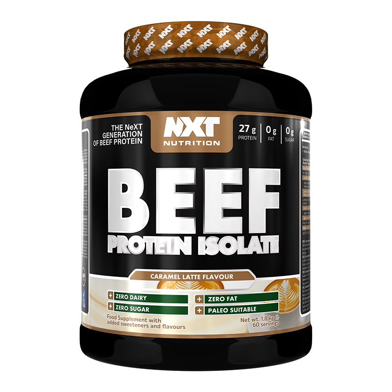 NXT Nutrition Beef Protein Isolate 1.8 Kg - Caramel Latte