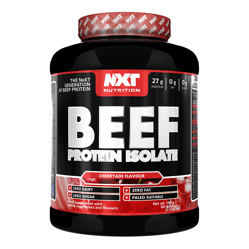 NXT Nutrition Beef Protein Isolate 1.8 Kg - Cherryade