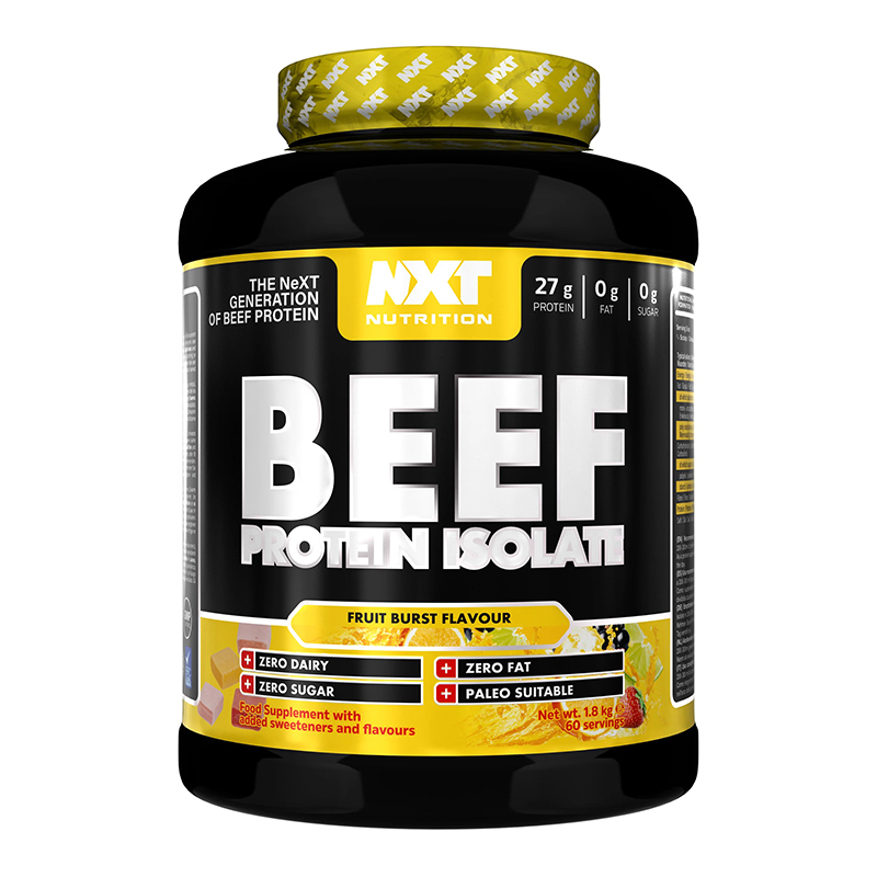 NXT Nutrition Beef Protein Isolate 1.8 Kg - Fruit Burst