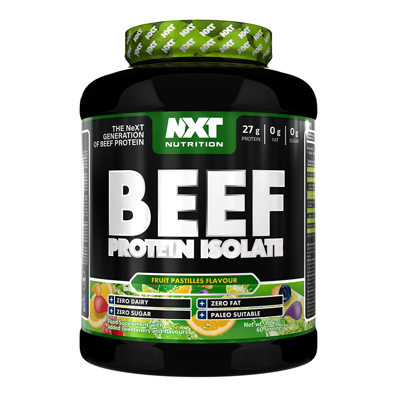 NXT Nutrition Beef Protein Isolate 1.8 Kg - Fruit Pastilles