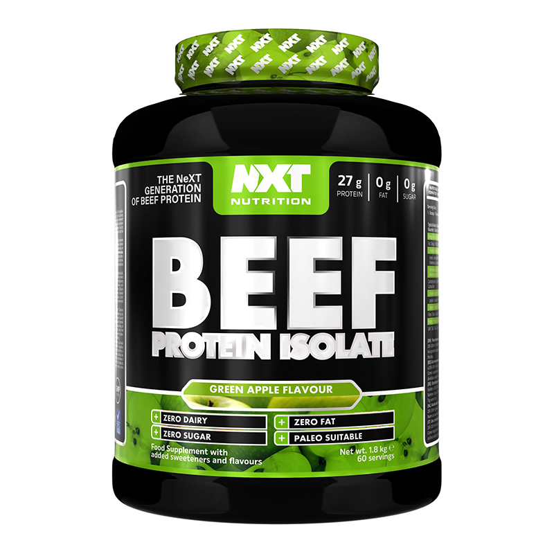 NXT Nutrition Beef Protein Isolate 1.8 Kg - Green Apple