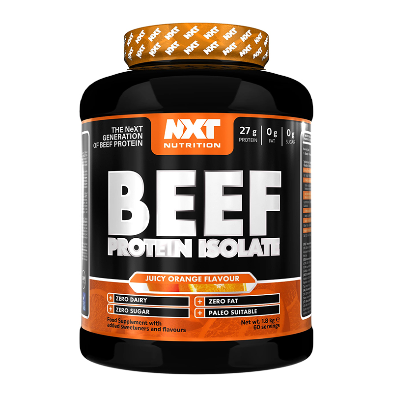 NXT Nutrition Beef Protein Isolate 1.8 Kg - Juicy Orange