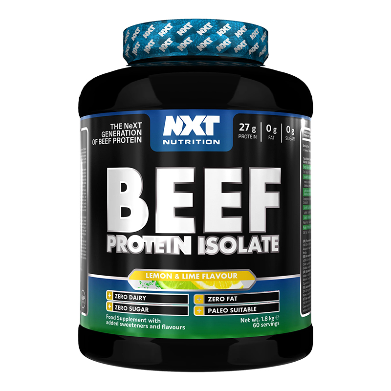 NXT Nutrition Beef Protein Isolate 1.8 Kg - Lemon & Lime