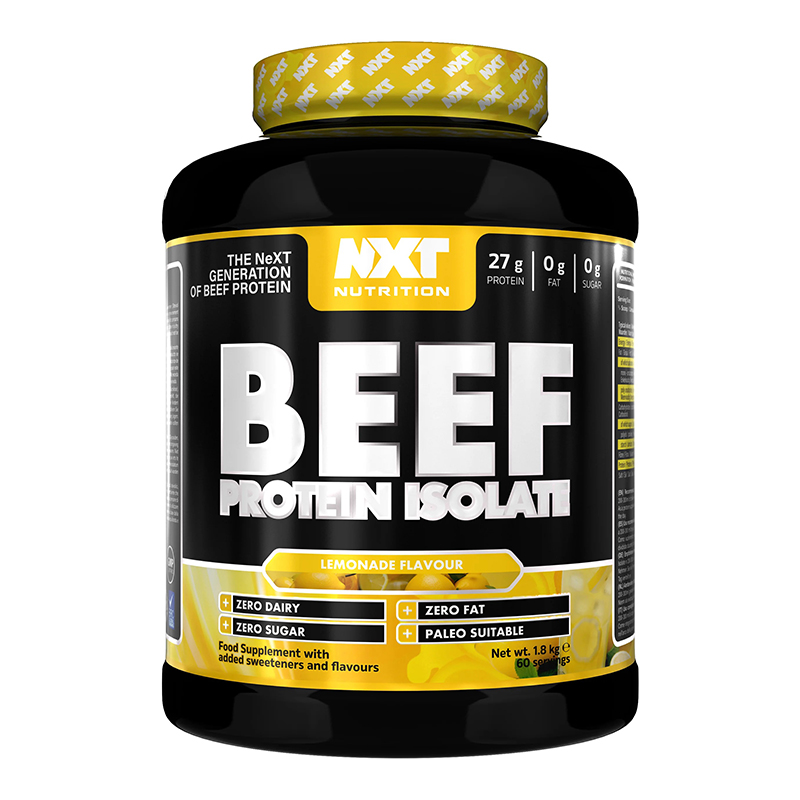 NXT Nutrition Beef Protein Isolate 1.8 Kg - Lemonade