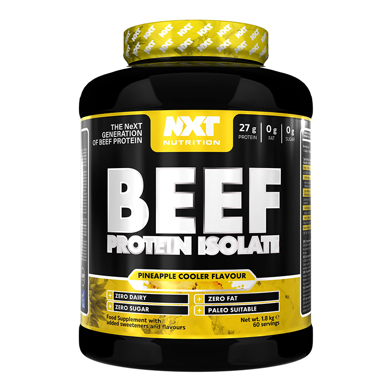 NXT Nutrition Beef Protein Isolate 1.8 Kg - Pineapple Cooler Best Price in UAE