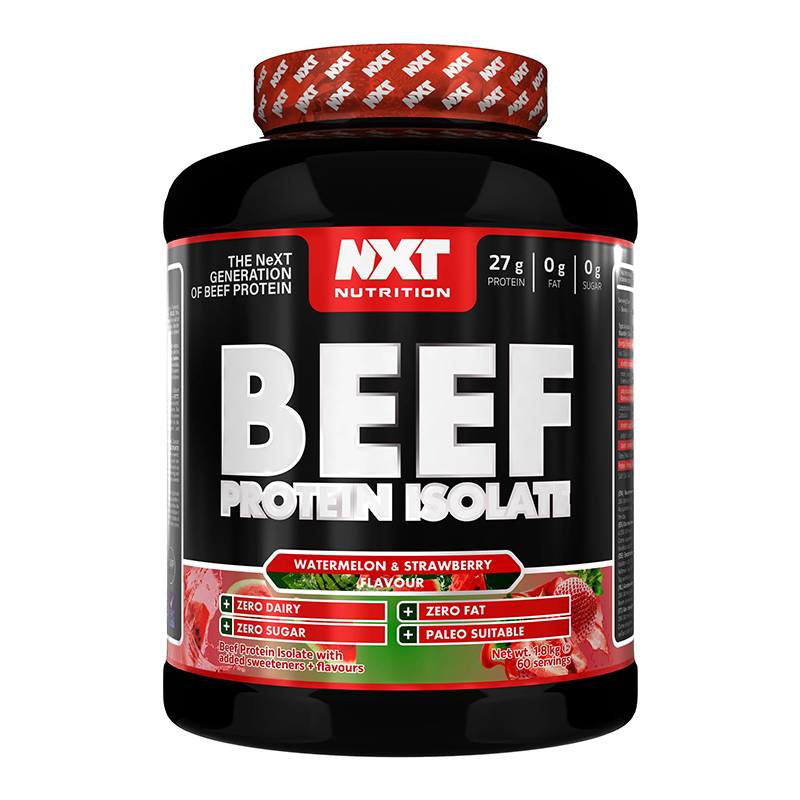 NXT Nutrition Beef Protein Isolate 1.8 Kg - Watermelon & Strawberry