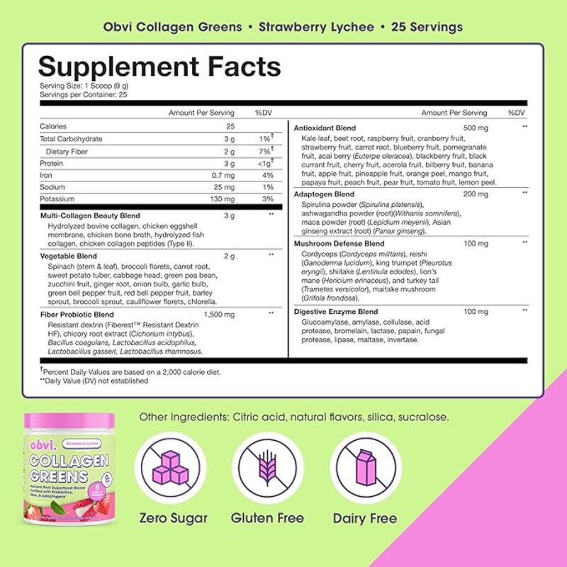 Obvi Collagen Greens Best Price in  Dubai