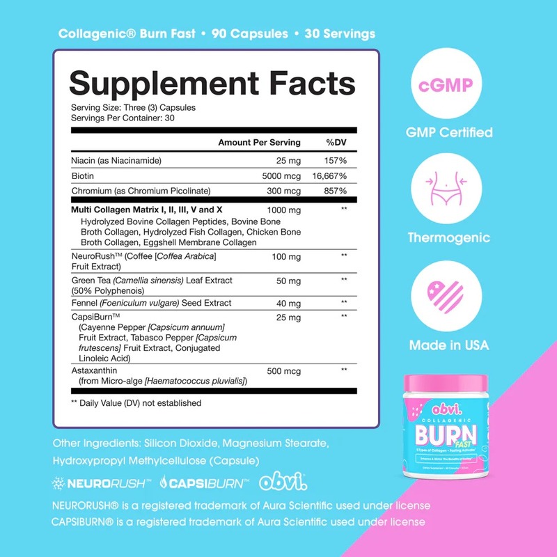 Obvi Collagenic Burn Fast Best Price in  Sharjah