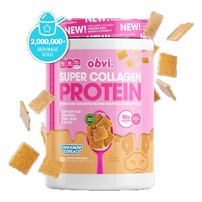 Obvi Super Collagen Cinna Cereal 384g Best Price in UAE